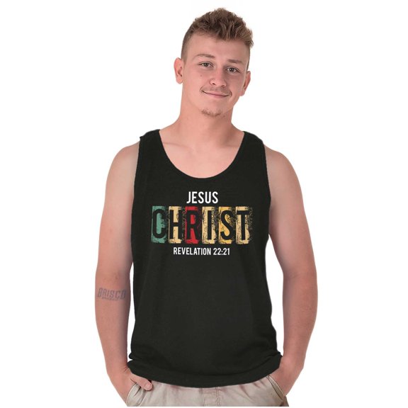 Christian Jesus Christ Revelation Tank Top T Shirts Men Women Brisco Brands S