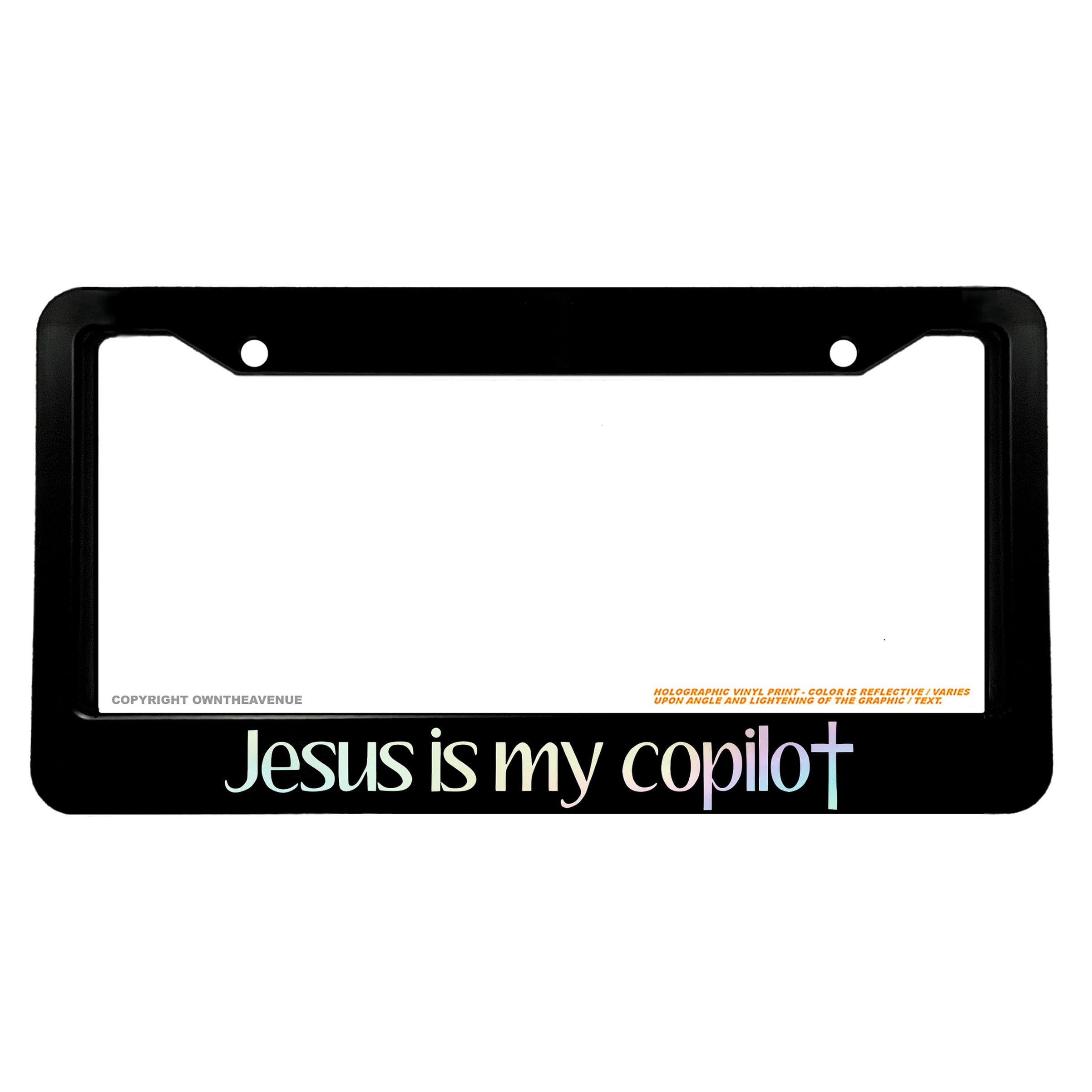 Kiss License Plate JESUS CROSS CHRISTIAN RELIGIOUS Metal License Plate Frame Tag Border Two Holes E FJ Cruiser License Plate Frame - Foto 4