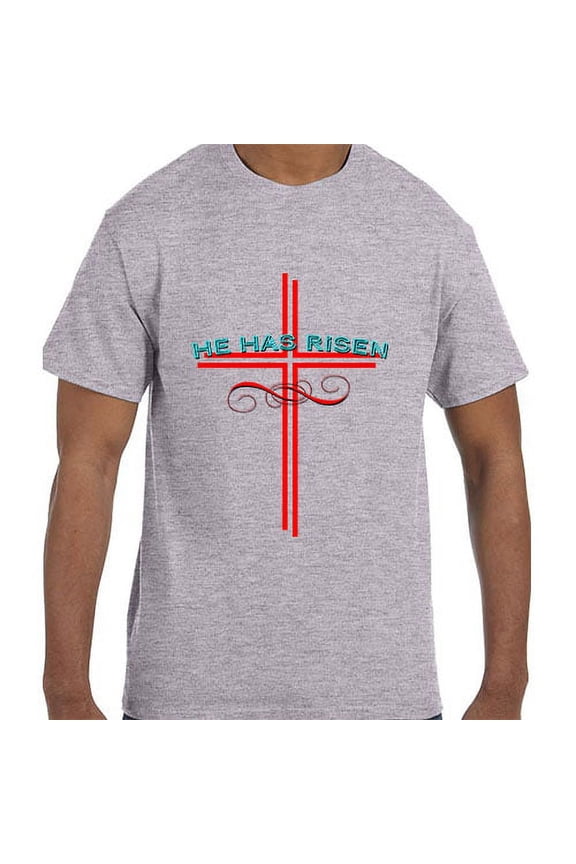 Christian Jesus Cross Easter He Has Risen t-shirt