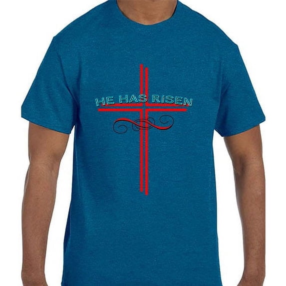 Christian Jesus Cross Easter He Has Risen t-shirt