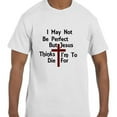 thumbnail image 1 of Christian Jesus Cross Not Perfect To Die For Easter, 1 of 1