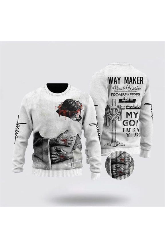 Christian Jesus Easter Ugly Christmas Sweater For Men & Women – Gifts For Christians