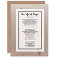 thumbnail image 1 of Christian Jesus Footprints In The Sand Poem Inspirational Sealed Greeting Card Plus Envelope Blank inside, 1 of 3