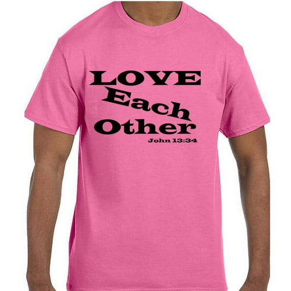Christian Jesus Love Each Other John 13:34 Bible Verse T-Shirt
