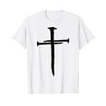 thumbnail image 1 of Christian Jesus Nail Cross T-Shirt, 1 of 5