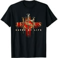 thumbnail image 1 of Christian Jesus Saved My Life Women Men T-Shirt, 1 of 4