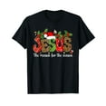 thumbnail image 1 of Christian Jesus The Reason Xmas Holiday Season Christmas Black T-Shirt Crew Neck Tee, 1 of 5