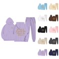 thumbnail image 1 of Christian Jesus Track Suits for Women Set Fall Winter Hoodie Jogger Sweatpants 2 Piece Matching Sweatsuit Lounge Set, 1 of 1
