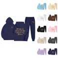 thumbnail image 1 of Christian Jesus Track Suits for Women Set Fall Winter Hoodie Jogger Sweatpants 2 Piece Matching Sweatsuit Lounge Set, 1 of 1