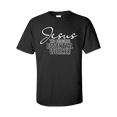 thumbnail image 1 of Christian Jesus the Original Essential Worker Short Sleeve T-shirt-Black-small, 1 of 4