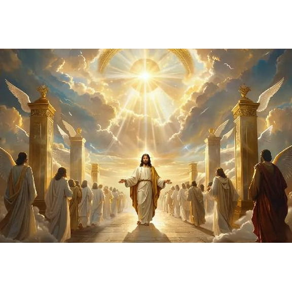 Christian Jigsaw Puzzles 1000 Pieces for Adults, Jesus is The Key to Heaven Puzzle Challenging Puzzle Games Educational Toys Religious Spiritual Bible Puzzle as Family Decor Gifts