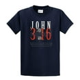 thumbnail image 1 of Christian John 3:16 with Nails For God So Loved the World Jesus Men's Short Sleeve T-shirt-navy-4xl, 1 of 4
