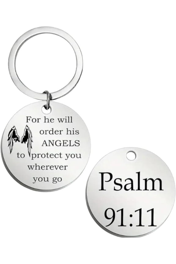 Christian Keychain Christmas Gift - Inspirational Keychains Bible Verse Keychain