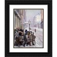 thumbnail image 1 of Christian Krohg 19x24 Black Ornate Framed Double Matted Museum Art Print Titled: Struggle for Survival (1889), 1 of 5