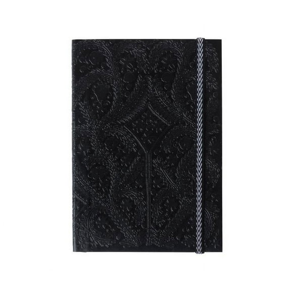Christian LaCroix A5 Journal, Black Paseo Pattern - 6" X 8" - Layflat Writing Journal with 152 Ruled Ivory Pages (Other)