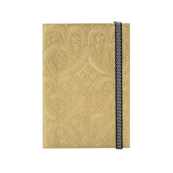Christian LaCroix A6 Journal, Gold Paseo Pattern - 4.25" X 6" - Layflat Writing Journal with 152 Ruled Ivory Pages (Other)