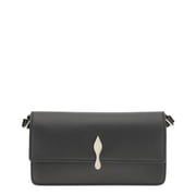 Christian Louboutin Bettina Leather Chain Wallet, Black