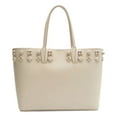 thumbnail image 1 of Christian Louboutin Cabata Spike Large Tote Shoulder Bag Leche Ivory, 1 of 9