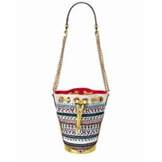 Christian Louboutin Canvas & Leather Bucket Bag, Multi