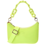 Christian Louboutin Leather Shoulder Bag, Yellow