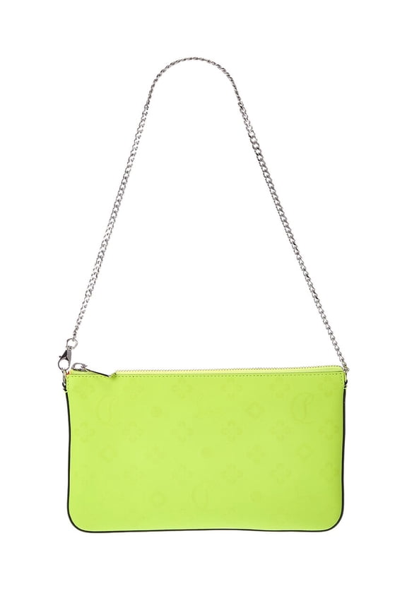 Leather Shoulder Bag, Yellow