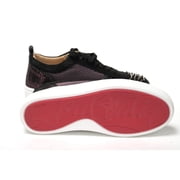 Christian Louboutin Version Black Happy Rui Spikes Flat Shoes/EU41/US8/Black
