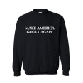 thumbnail image 1 of Christian Make America Godly Again Crew Neck Sweatshirt-Black-medium, 1 of 4