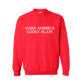 thumbnail image 1 of Christian Make America Godly Again Crew Neck Sweatshirt-Red-medium, 1 of 4
