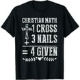 thumbnail image 1 of Christian Math God Worshiper Christ Follower Religion T-Shirt Black 3X-Large, 1 of 4