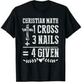 thumbnail image 1 of Christian Math God Worshiper Christ Follower Religion T-Shirt Shirts, 1 of 4