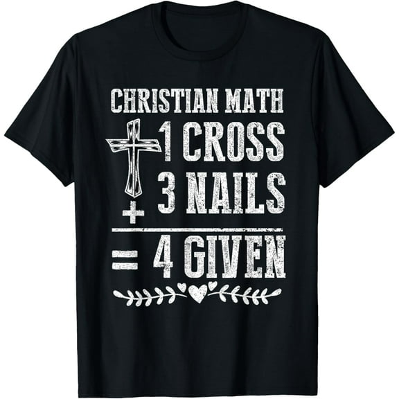 Christian Math God Worshiper Christ Follower Religion T-Shirt