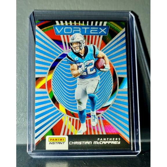 Christian McCaffrey 2020 Panini NFL Instant Vortex #21 Football Card 1/935