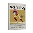 thumbnail image 1 of Christian McCaffrey American Football Players Sports Celebrity Canvas Wall Art Posters For Room Aesthetic And Decor 16 Poster For Bedroom Bathroom Living Room Office Kitchen Decor, 1 of 8