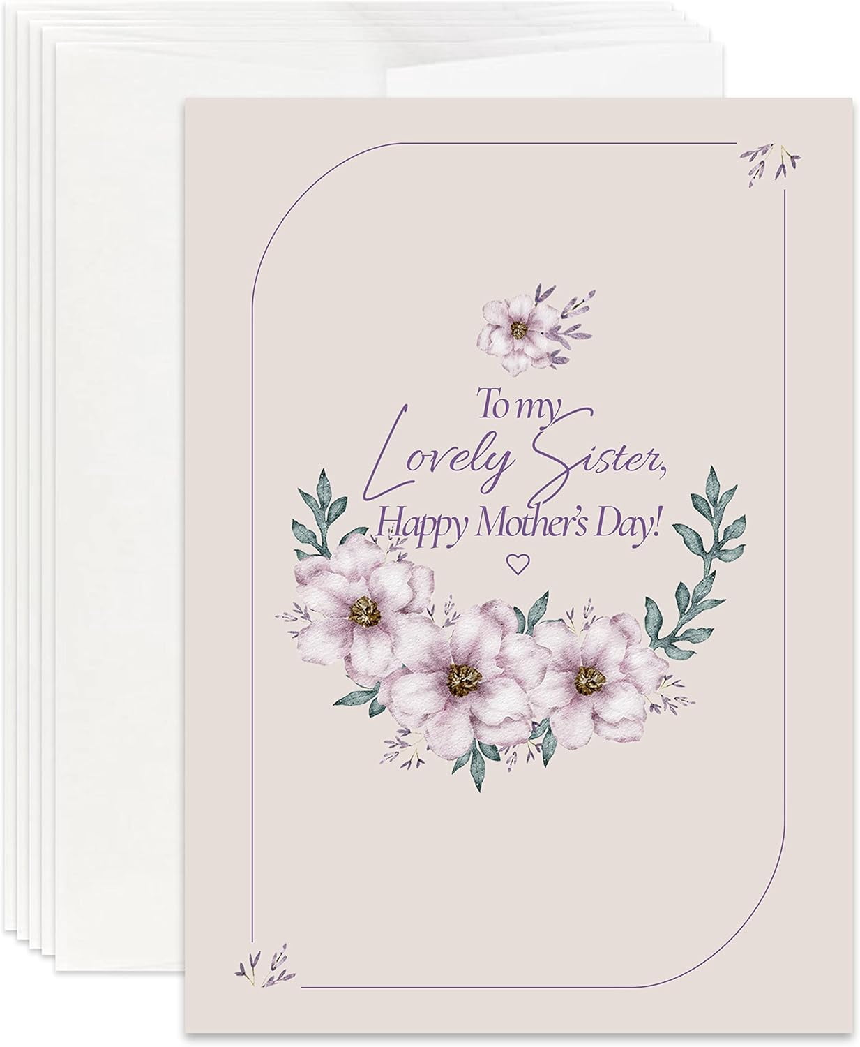 Christian Mother's Day Card for Sister | Mother's Day Gift for Sister (Pack of 48)
