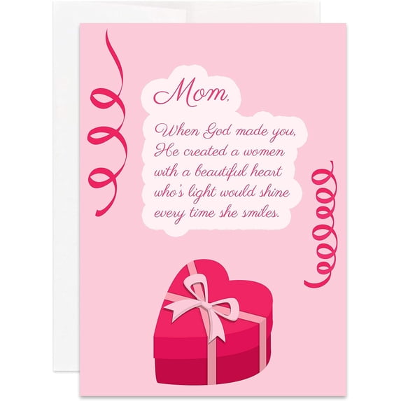 Christian Mother's Day Greeting Card | Mother's Day Card for Mom (Single)