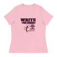 thumbnail image 1 of Christian Motivational Women's Relaxed T-Shirt (Pink, S), 1 of 2