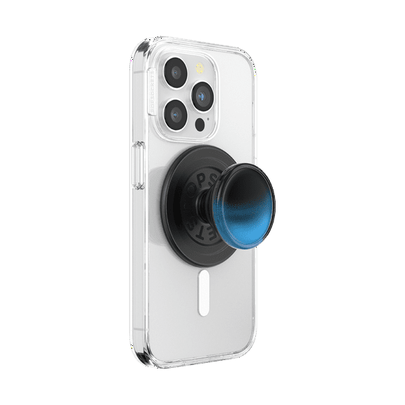 PopSockets MagSafe Phone Grip with Kickstand and Swappable Top - Tidepool Night Tide Glow in the Dark