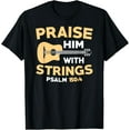 thumbnail image 1 of Christian Music Church Guitar Bass Jesus T-Shirt Rock Gift T-Shirt, 1 of 3
