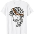 Christian Names of Jesus Christ Face Gospel Religious Bible TShirt