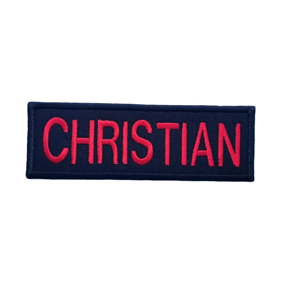 Christian New MC Motorcycle Biker Embroidered/Applique Sew On Iron On Patch