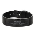 thumbnail image 1 of Christian Partner Gifts, Let all that you do be done in love, Bible Verse Scripture Black Shark Mesh Bracelet, Baptism Confirmation Gifts for Partner, 1 of 1