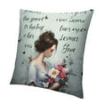 thumbnail image 1 of Christian Pillow Covers,Bible Verse Pillows Cover, Christian Gifts for Women,Inspirational Gifts for Women Positive Gift, Inspirational Decorative, 1 of 5