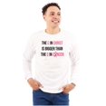 thumbnail image 1 of Christian Pink Ribbon Breast Cancer Women's Long Sleeve T Shirt Brisco Brands L, 1 of 6