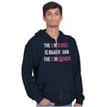 thumbnail image 1 of Christian Pink Ribbon Breast Cancer Zip Hoodie Sweatshirt Women Brisco Brands L, 1 of 6