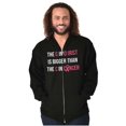 thumbnail image 1 of Christian Pink Ribbon Breast Cancer Zip Hoodie Sweatshirt Women Brisco Brands S, 1 of 6