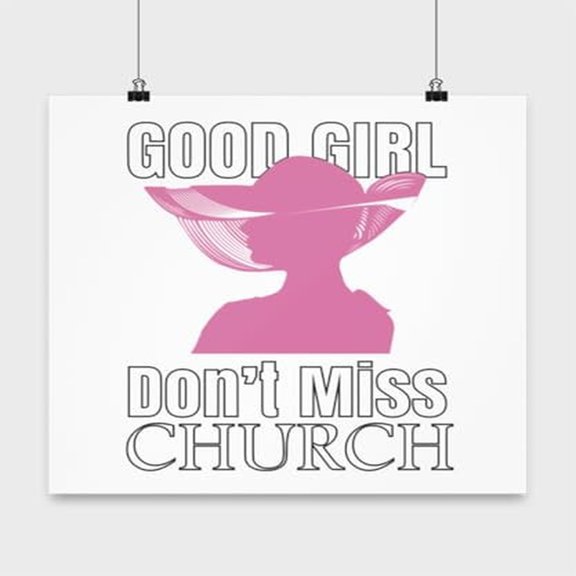 Christian Faith Wall Art - Church Lovers - 13x13 Poster Print - Inspirational Decor
