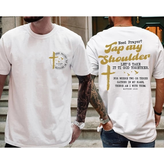 Christian Prayer Bible Verse Faith T-Shirt - Walmart.com