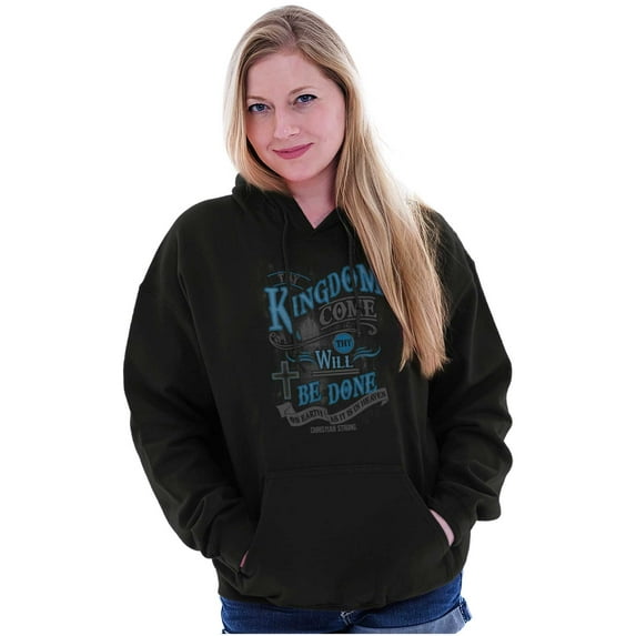 Christian Prayer Jesus Christ Quote Hoodie Sweatshirt Women Men Brisco Brands S
