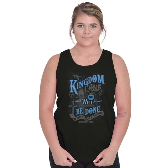 Christian Prayer Jesus Christ Quote Tank Top T Shirts Men Women Brisco Brands S