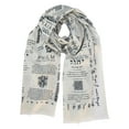 thumbnail image 1 of Christian Prayer Shawl, 70x170cm Protection Bible Verse Scarf, Yeshua Scripture Wrap, Vintage Aesthetic Scarf, 1 of 7